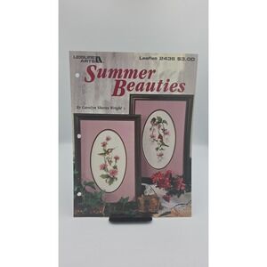 Summer Beauties, 1993 Leaflet 2439 Cross Stitch Pattern